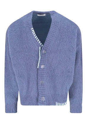 Bonsai button mohair cardigan - Blue