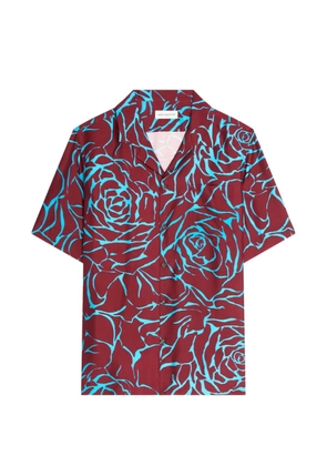 DRIES VAN NOTEN rose-print shirt - Red