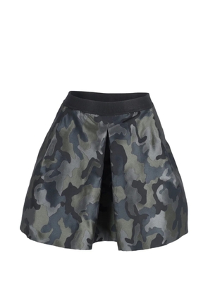 PINKO pleated camou mini skirt - Grey