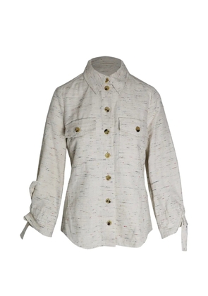Chloé Vintage button linen shirt - Neutrals