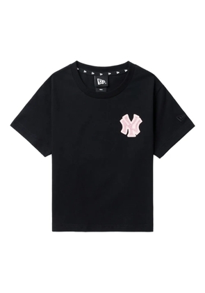 NEW ERA CAP logo-print cotton T-shirt - Black