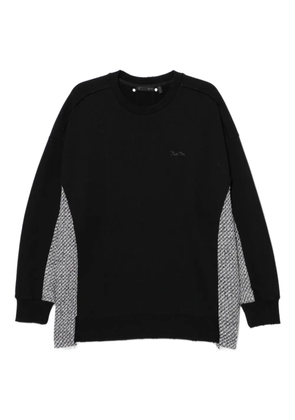 FIVE CM logo-embroidered sweatshirt - Black