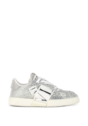 Valentino Garavani Pre-Owned VL7N crystal-embellished sneakers - White