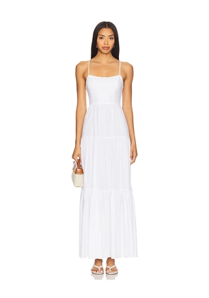 Tularosa Tilda Maxi Dress in White. Size L. Also in M, XL, XXS.