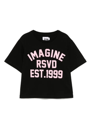 izzue logo-print T-shirt - Black