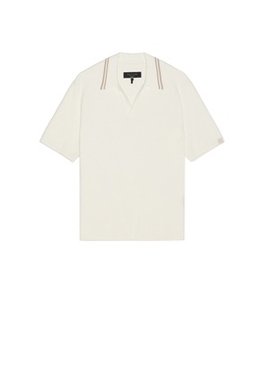 Rag & Bone Rib Johnny Polo in Cream. Size M. Also in XL/1X.