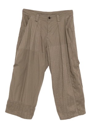 Y's twill trousers - Neutrals