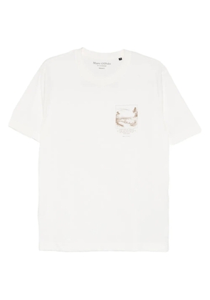 Marc O'Polo graphic pocket T-shirt - White
