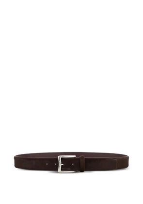 Jacob Cohën rectangle-buckle belt - Brown