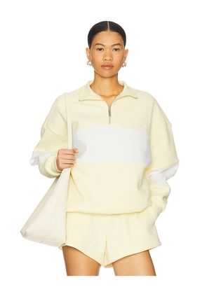 SEROYA Asbury Sweatshirt in Yellow. Size M. Also in XS, XXS.