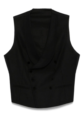 Tagliatore cotton waistcoat - Black