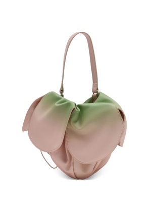 Simone Rocha Flower Petal leather clutch bag - Pink