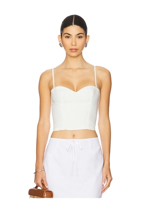 SNDYS Elsie Top in White. Size L. Also in M, S, XL, XXL.
