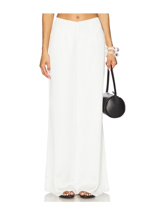 SNDYS x REVOLVE Shai Palazzo Pants in White. Size L. Also in XL, XS.