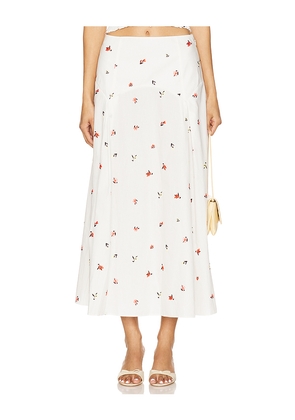 Solid & Striped The Gael Skirt in White. Size L. Also in M, XS.