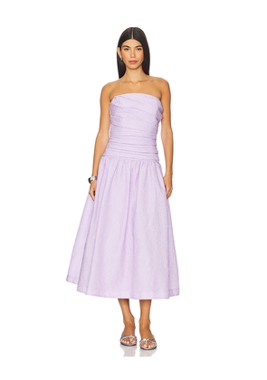 Rachel Gilbert Sophia Strapless Dress in Lavender. Size 2. Also in 3, 4.