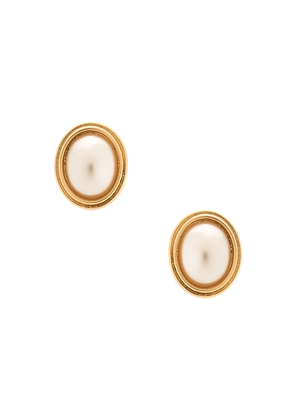 petit moments Mirage Earrings in Metallic Gold.