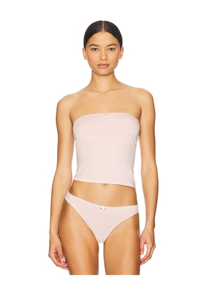 RAT BOI Contour Tube Top in Blush. Size L. Also in M, S, XL.