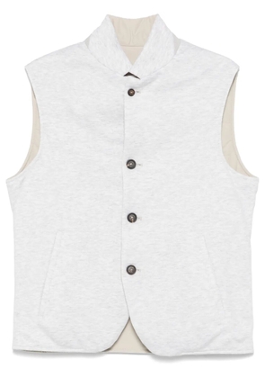 Eleventy reversible gilet - Grey