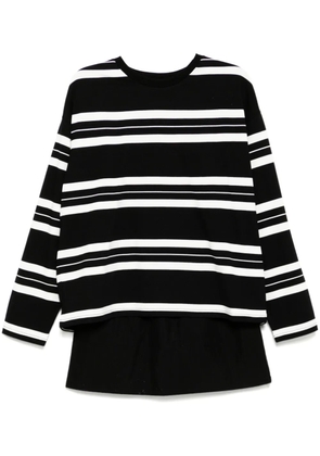 b+ab matching two-piece set - Black