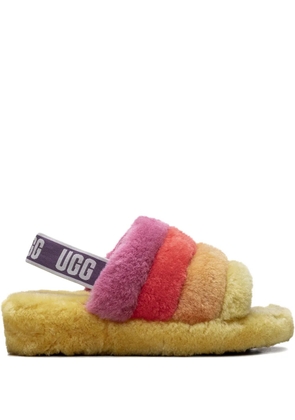 UGG rainbow strap shoes - Yellow