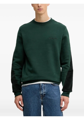 PS Paul Smith corduroy-panel sweatshirt - Green