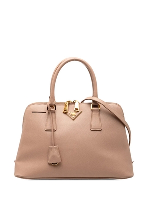 Prada Pre-Owned 2000-2025 Medium Saffiano Lux Promenade satchel - Brown
