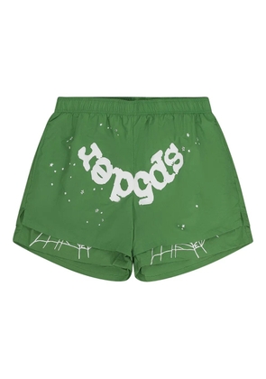 SP5DER OG Web Double Layer swim shorts - Green