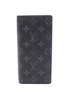 Louis Vuitton Pre-Owned 2010s Brazza Monogram Eclipse bi-fold wallet - Black