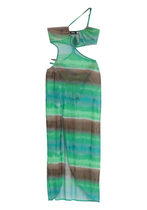 Amir Slama x Jade Picon tulle maxi dress - Green