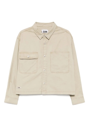 izzue long-sleeved shirt - Neutrals