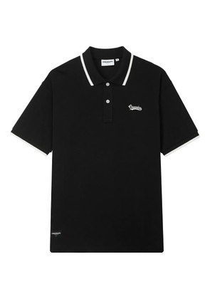 CHOCOOLATE logo-embroidered polo shirt - Black