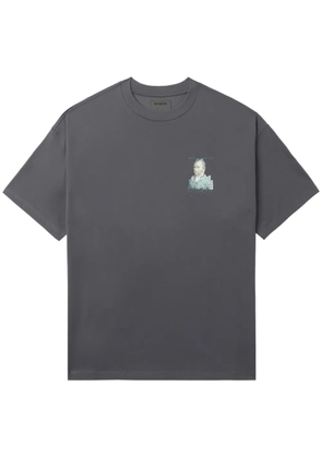 Musium Div. graphic-print cotton-blend T-shirt - Grey