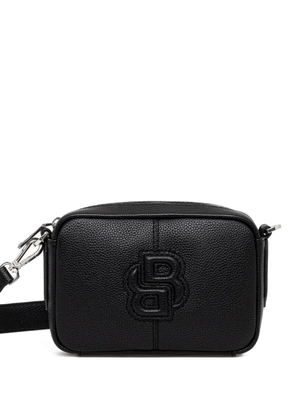 BOSS embossed-logo cross body bag - Black