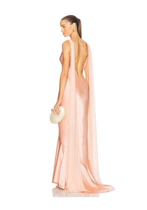 retrofete Julia Dress in Peach. Size L. Also in M, S, XS.