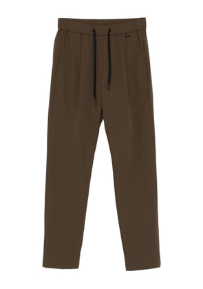 Herno pleated drawstring trousers - Brown