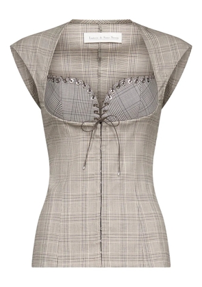 Ludovic de Saint Sernin Robin top - Neutrals