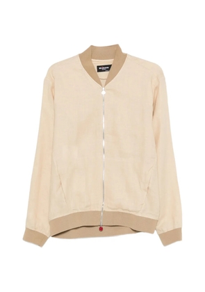 Kiton zipped bomber jacket - Neutrals