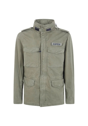 ASPESI flap-pocket jacket - Green