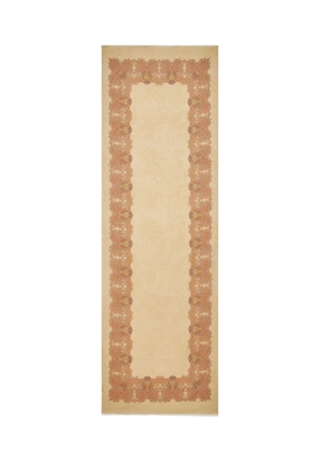 ETRO foliage-pattern scarf - Neutrals