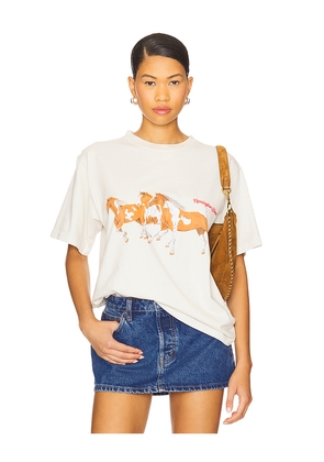 Remington Stone Wild Horses Tee in Cream. Size S. Also in XS.