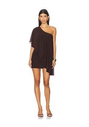 Ronny Kobo Stella Dress in Brown. Size L. Also in M, S, XS.