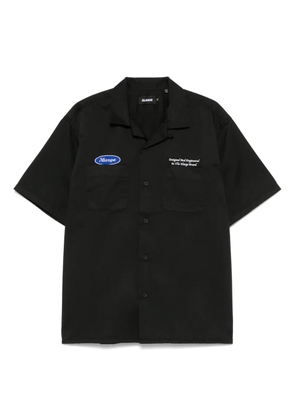 XLarge logo-patch shirt - Black