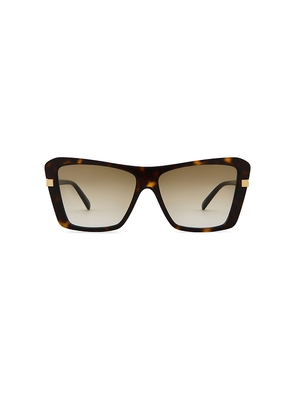 Stella McCartney Slim Sunglasses in Brown.