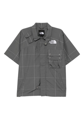 The North Face logo-embroidered shirt - Grey