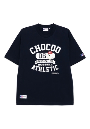 CHOCOOLATE graphic-print T-shirt - Blue