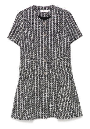 b+ab tweed mini dress - Black
