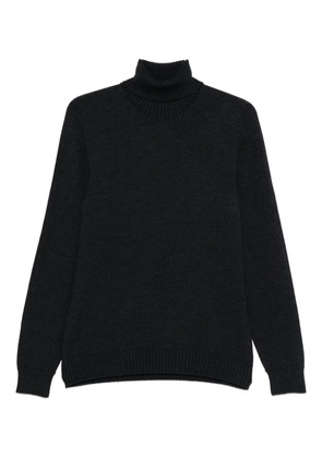 Drumohr turtleneck ribbed-neck sweater - Grey