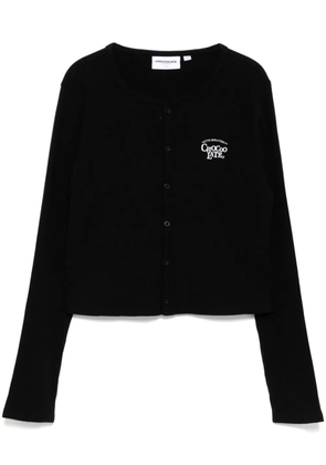 CHOCOOLATE logo-embroidered top - Black
