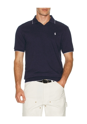 Polo Ralph Lauren Short Sleeve Johnny Collar Polo in Black. Size L. Also in M, S, XL/1X.